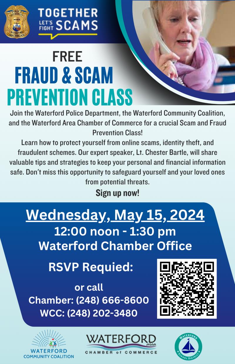 FREE Fraud & Scam Prevention Class
