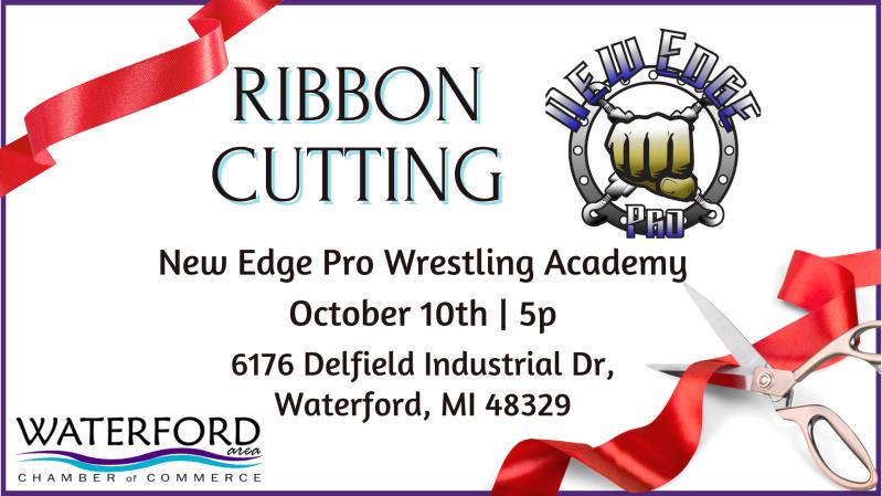 Ribbon Cutting for New Edge Pro Wrestling