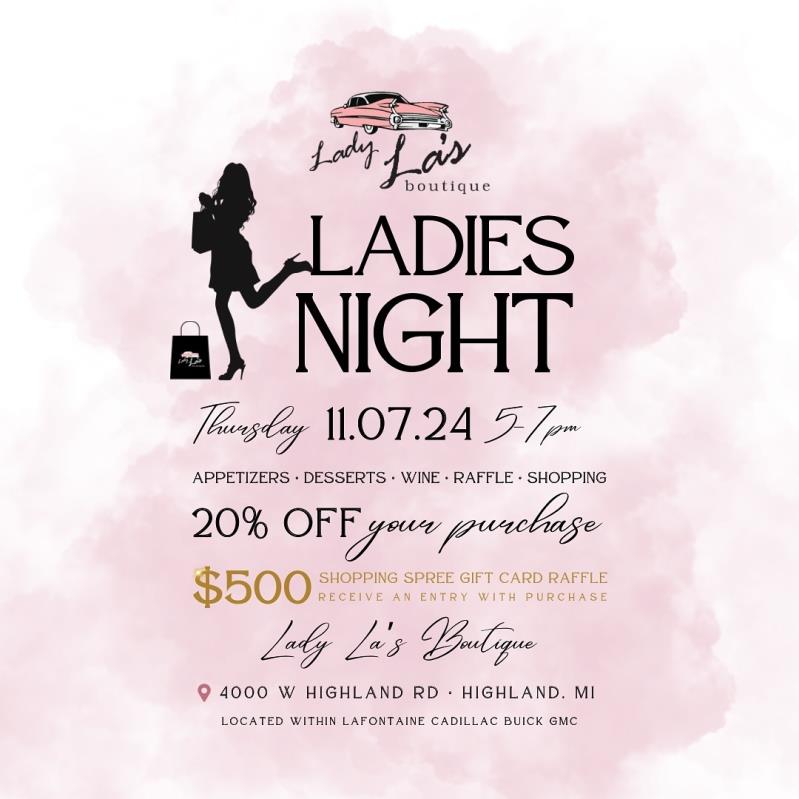 Lady La's Boutique - Ladies Night