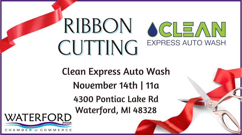 Ribbon Cutting - Clean Express Auto Wash